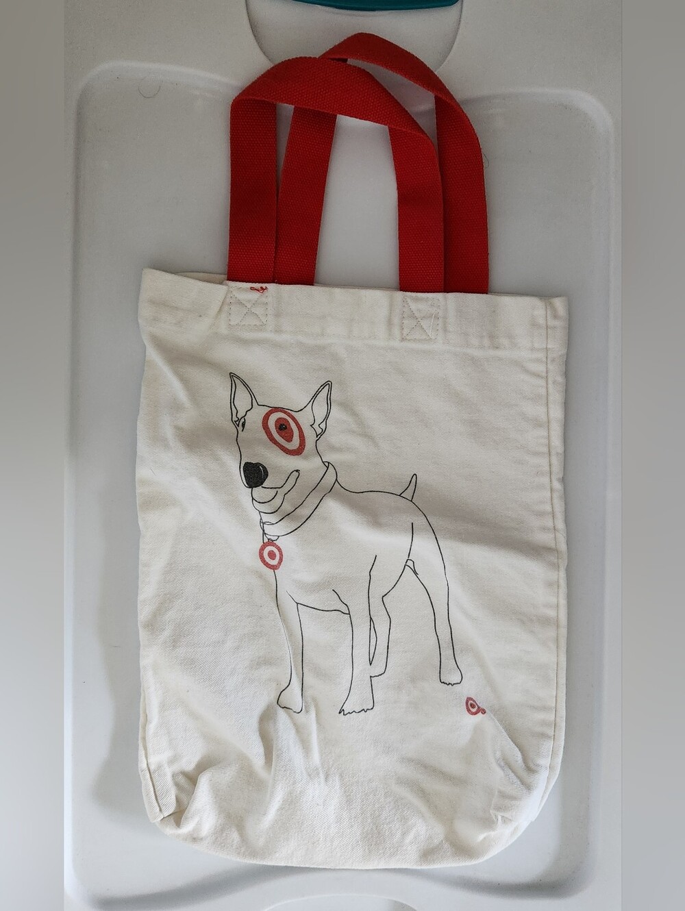 Target Bullseye Small Canvas Tote